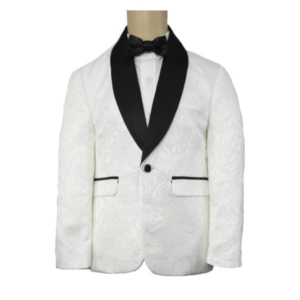  Leonardo brocade w2 boys tuxedo jacket - Image 3