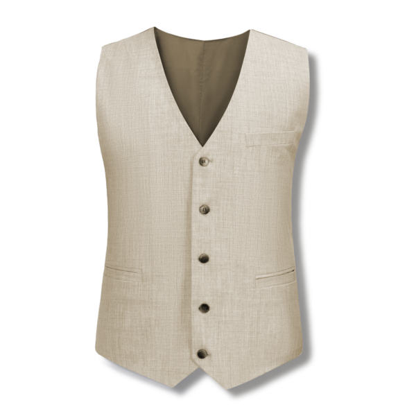 Orlando linen/cotton blend vest